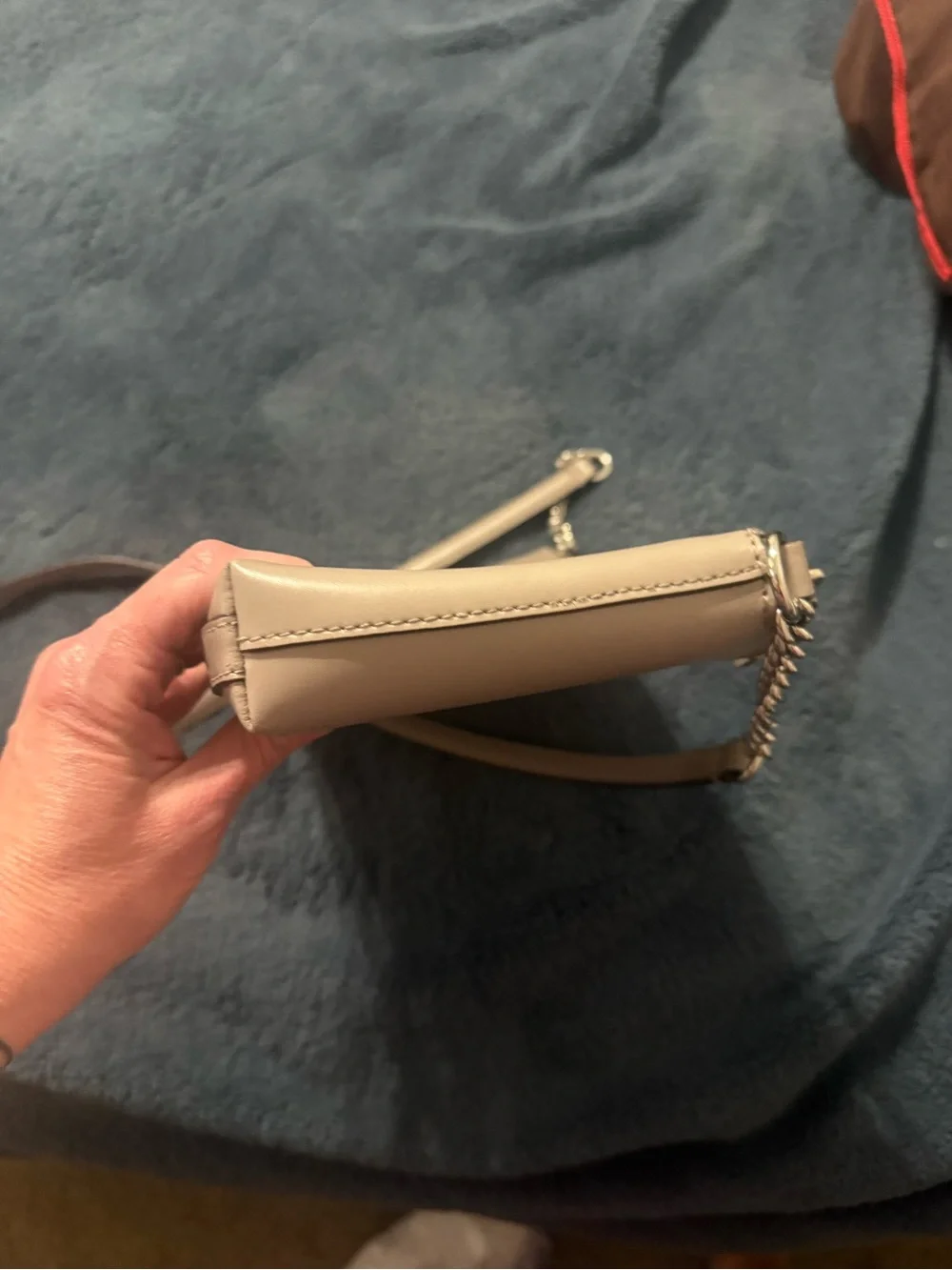 kate spade pale lavender leather mini shoulder bag